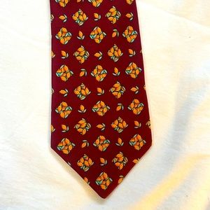 Almond bunch print BURBERRY tie